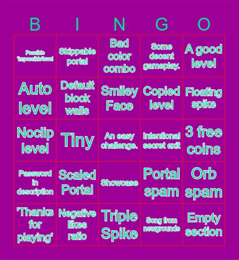 gd bingo|Recent Level Bingo w/ Juniper .